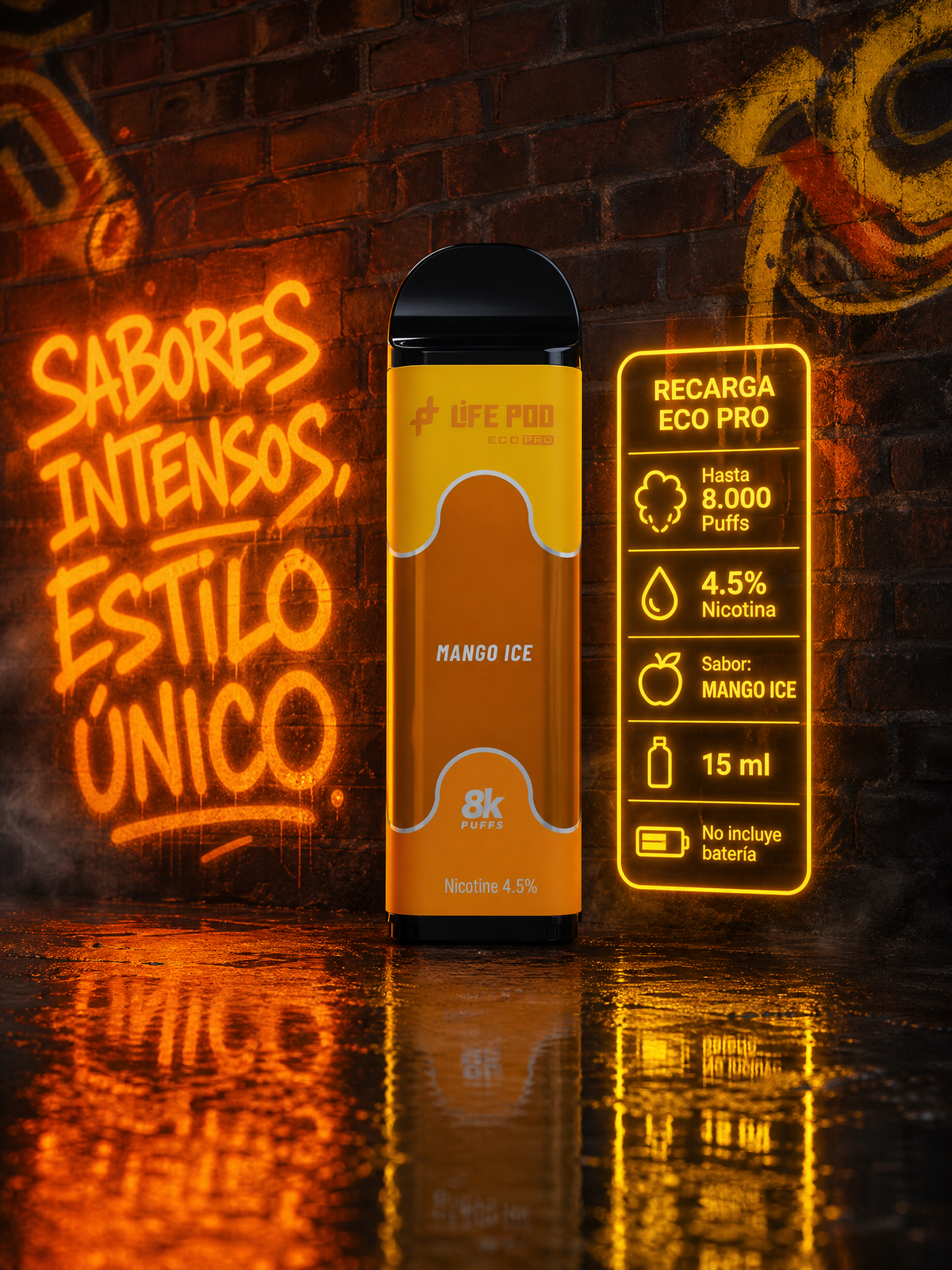 Life Pod Eco Pro Mango Ice 8.000 Puffs