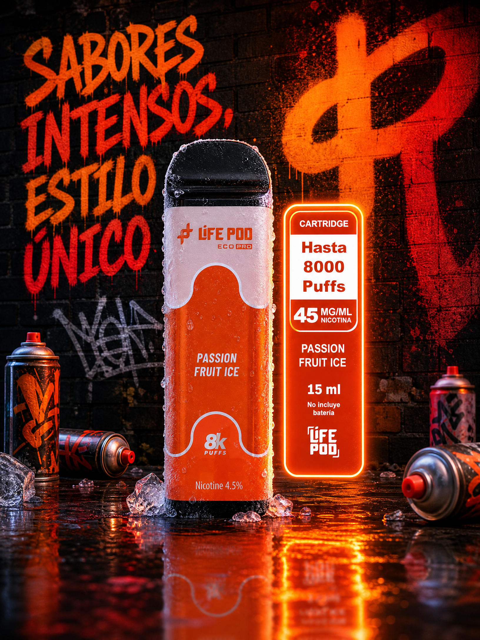 Life Pod Eco Pro Passion Fruit Ice 8.000 Puffs
