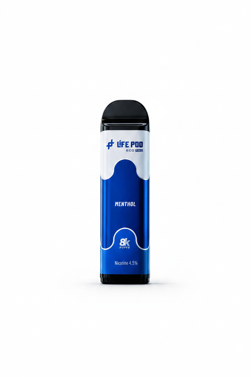 Life Pod Eco Pro Menthol - fondo blanco